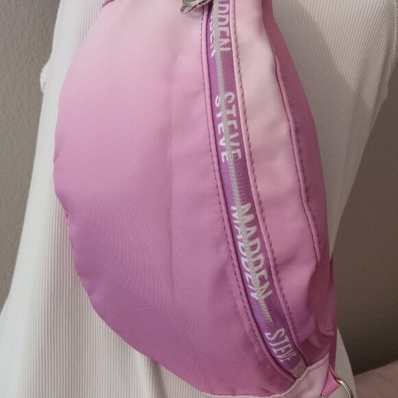 Steve Madden Purple to Pink Ombré Belt Bag w/Matching Wristlet & Pouch Set NWOT - Picture 5 of 9